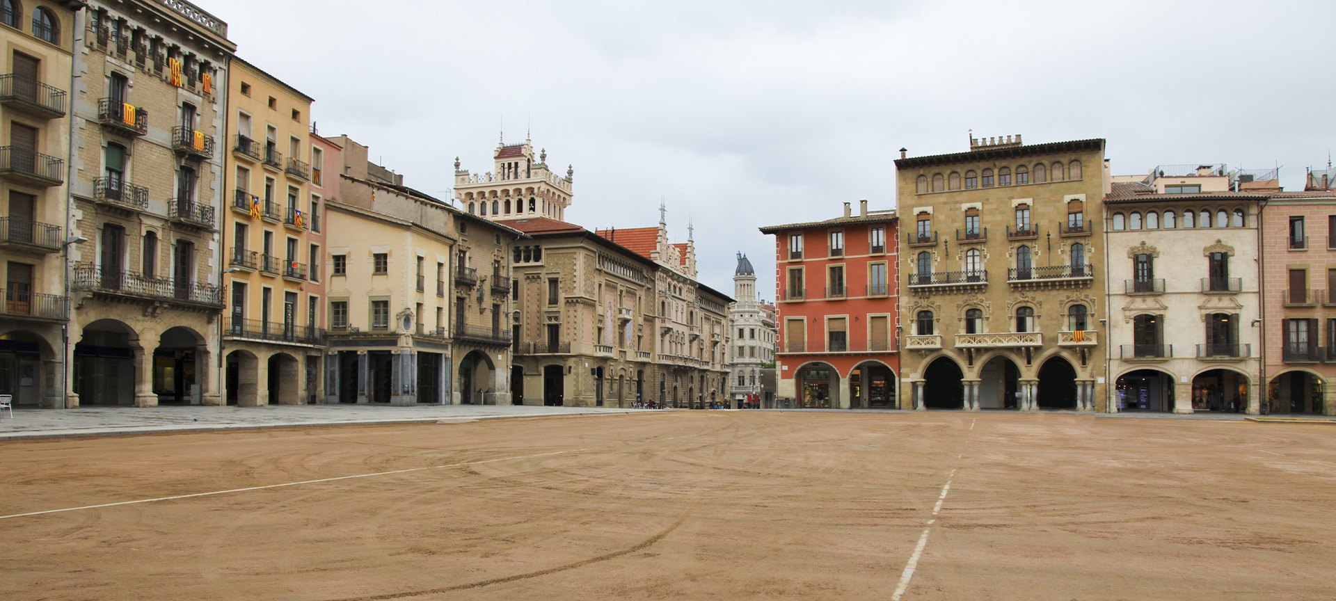 Plaza Mayor di Vic (Barcellona, Catalogna)