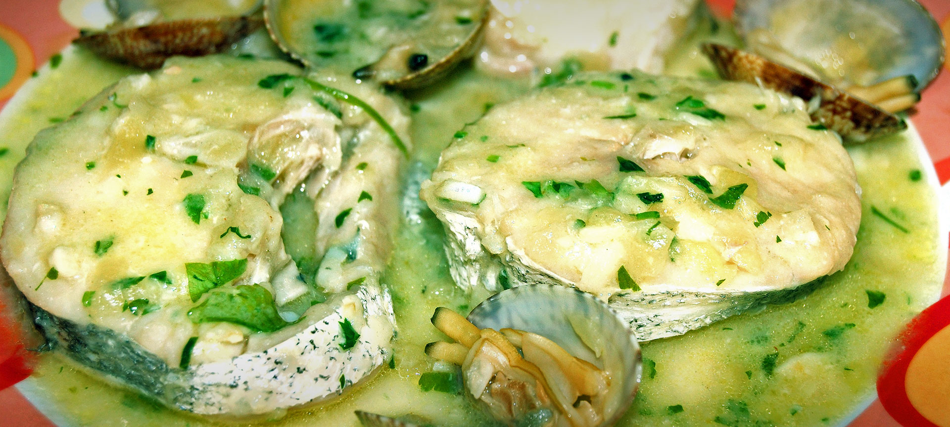 Fisch in grüner Sauce