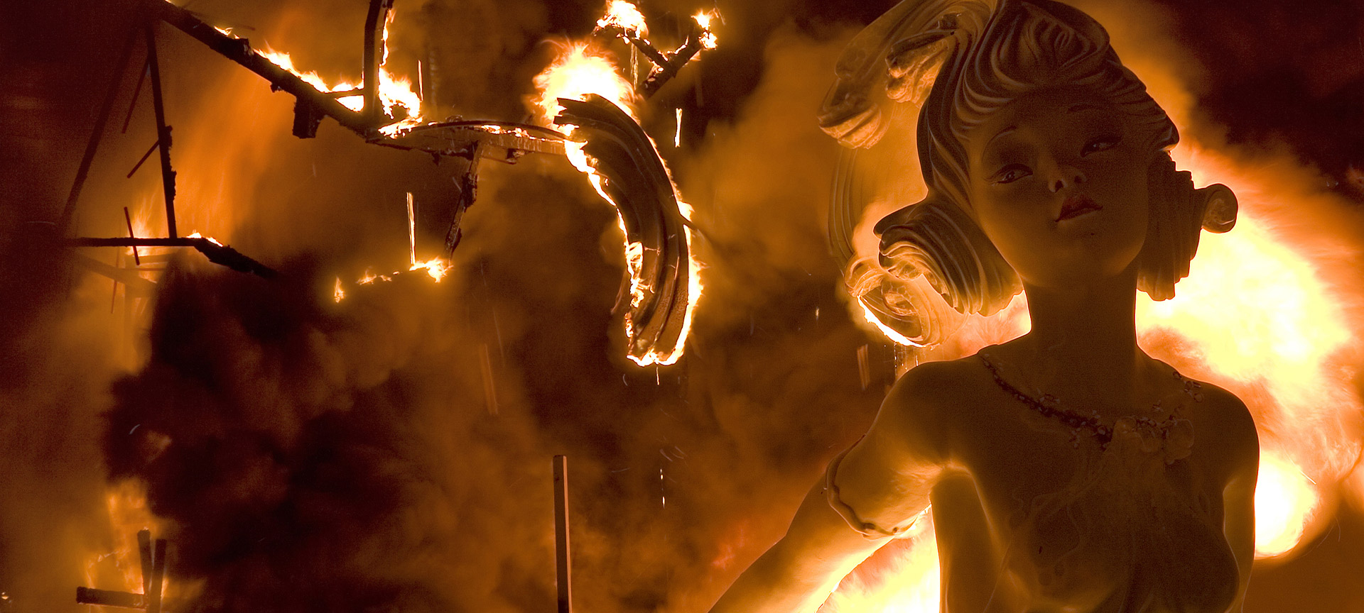 Eine der berühmten „Ninots“ der Fallas in Valencia