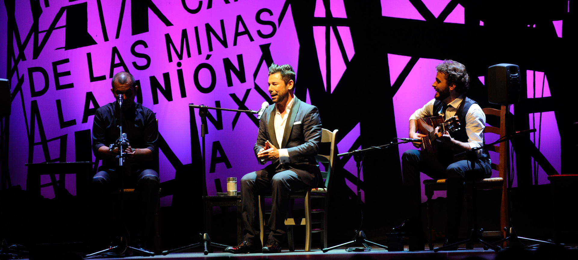 Miguel Poveda. Flamenco-Festival «Cante de las Minas»