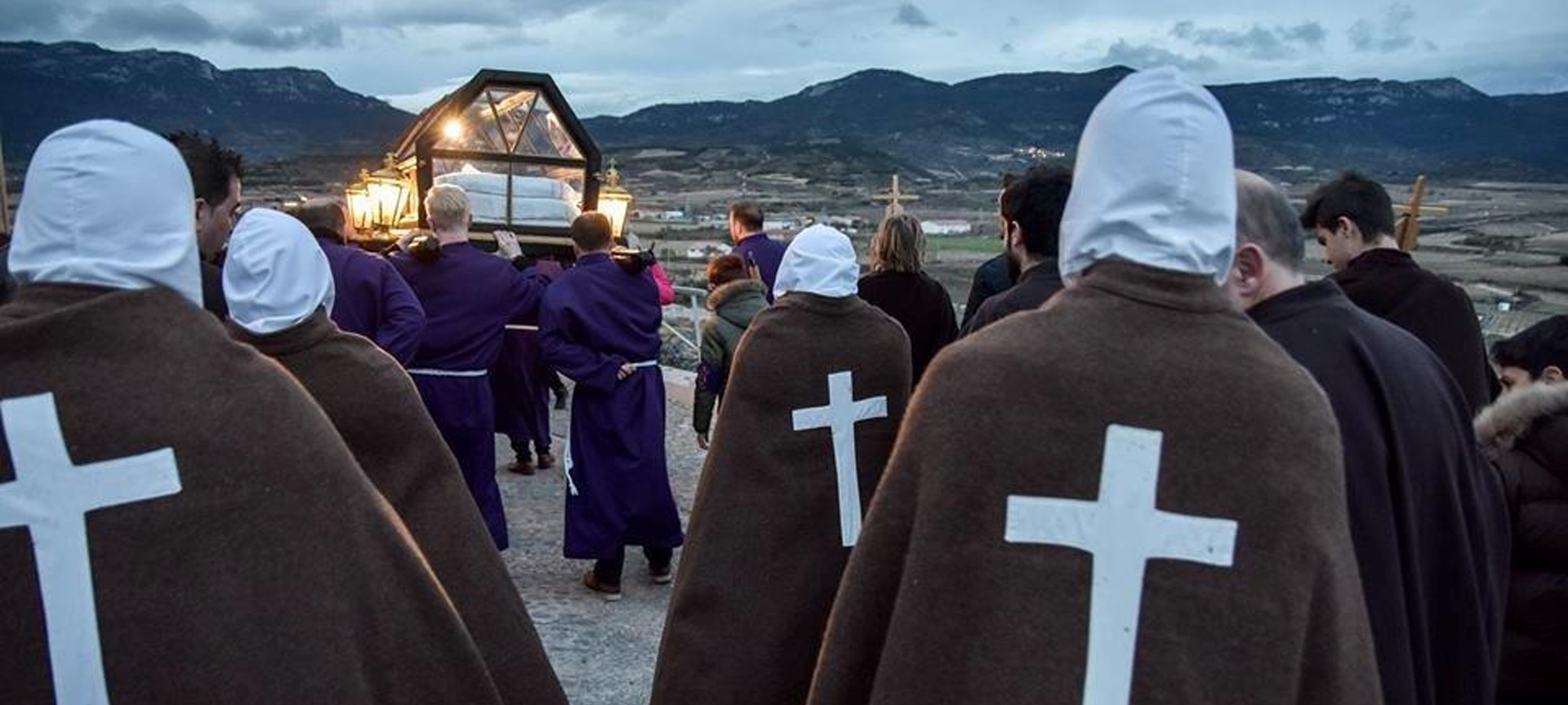 Santa Sepoltura dei “Picaos” durante la Settimana Santa di San Vicente de la Sonsierra (La Rioja)