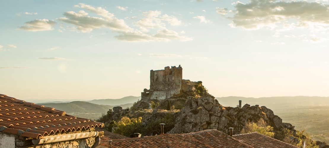 View of the Castle of Trevejo