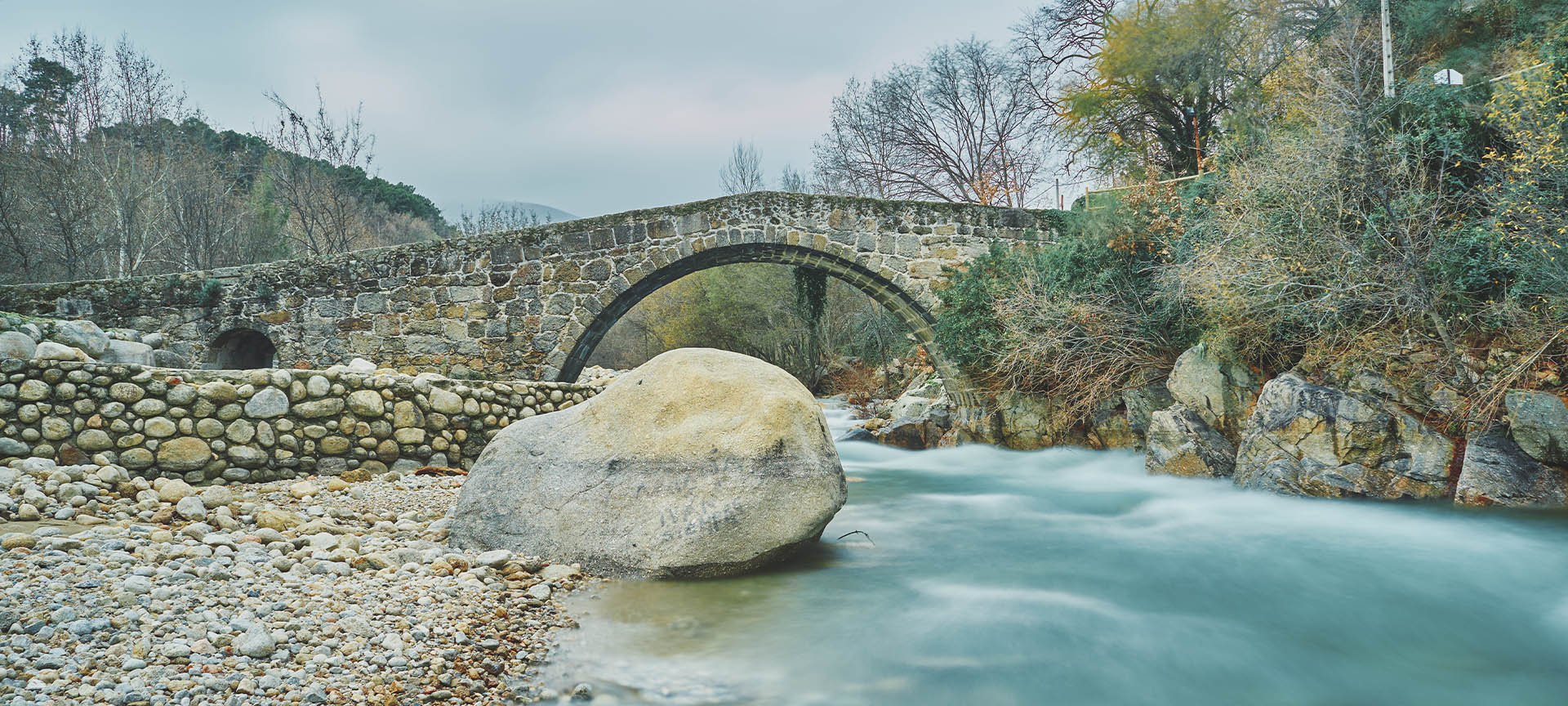 Un des ponts de pierre de Jarandilla de la Vera, dans la province de Cáceres (Estrémadure)