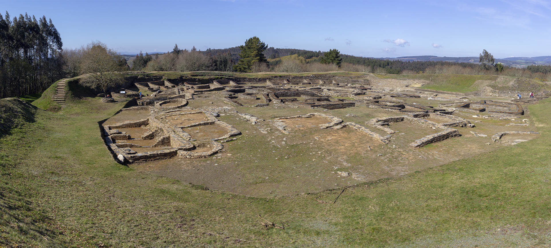Il sito Castro de Vidalonga, a Castro de Rei (Lugo, Galizia)