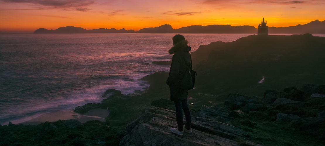 Cíes Islands from Cabo Home, Pontevedra