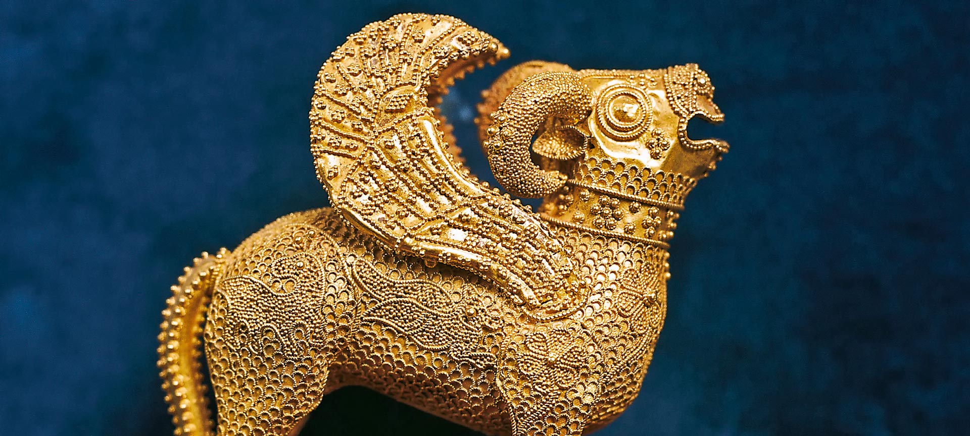 Museu Provincial de Lugo. Detalhe do Cordeiro alado de Ribadeo
