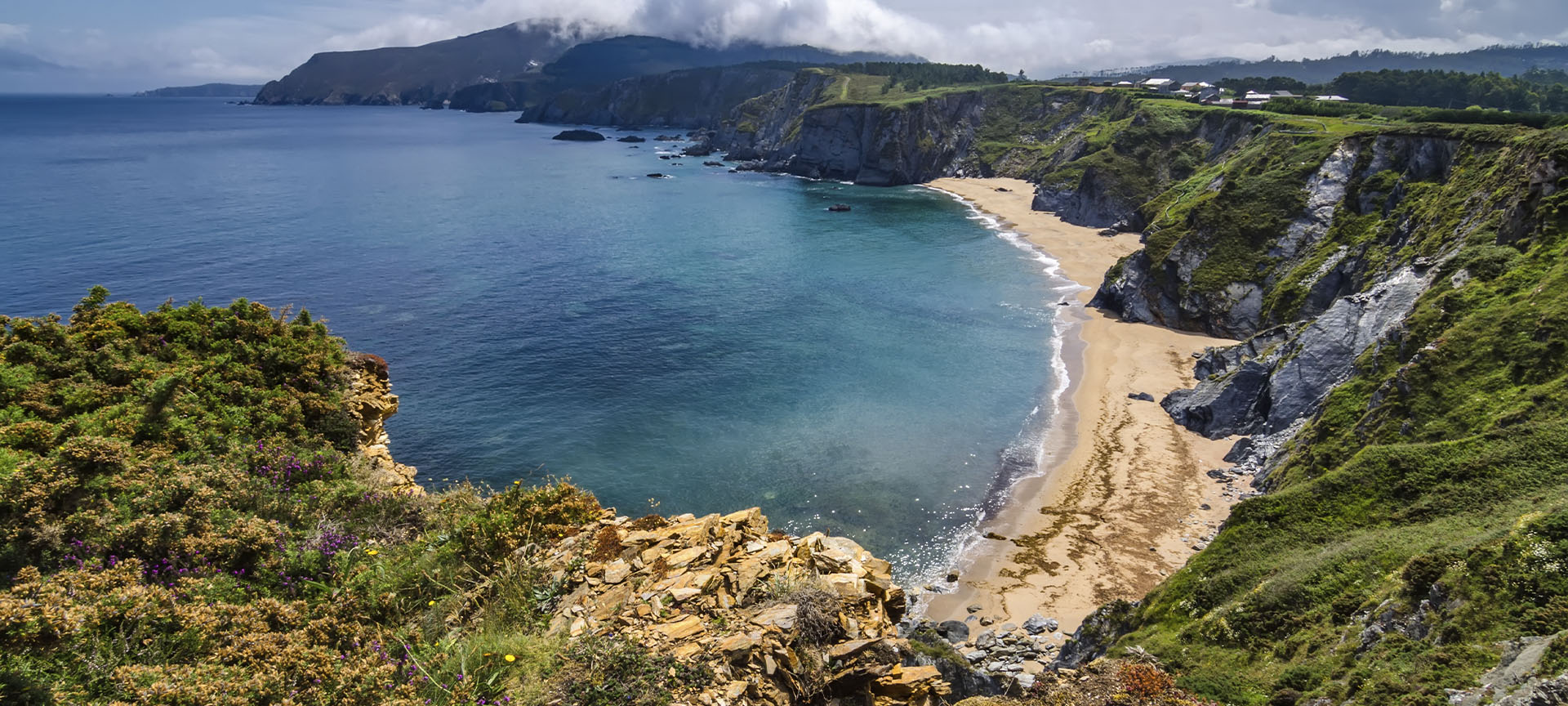 Loiba cliff in Ortigueira (A Coruña, Galicia)