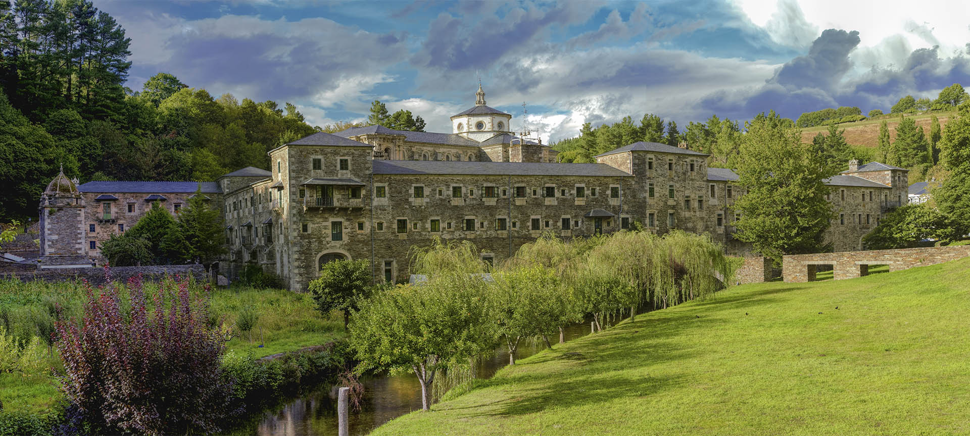 Kloster San Julián in Samos (Lugo, Galicien)