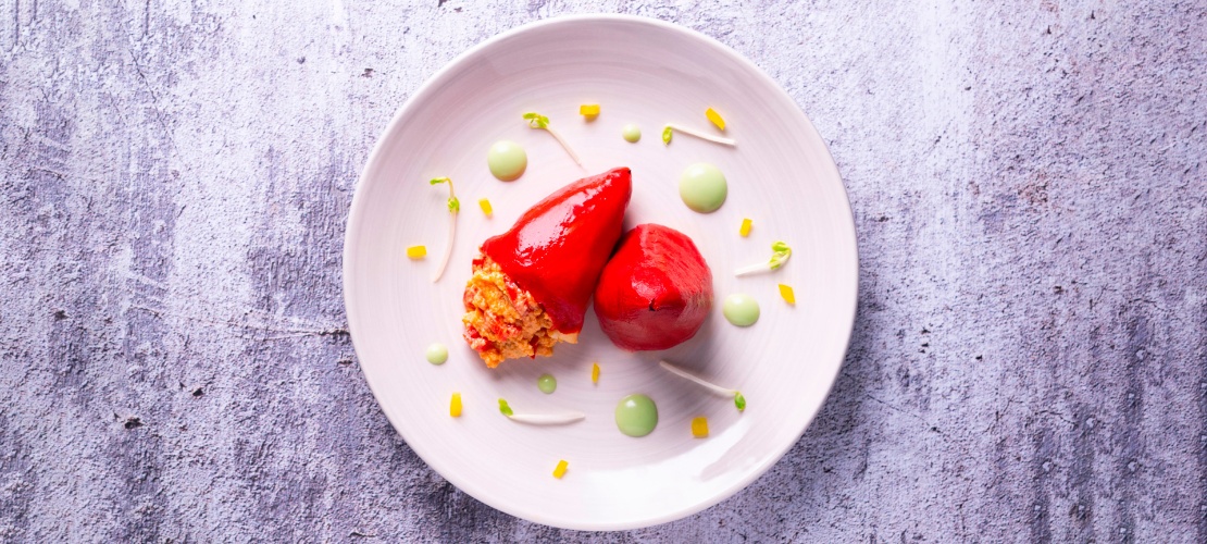 Plate of Piquillo Peppers Plate of Piquillo Peppers