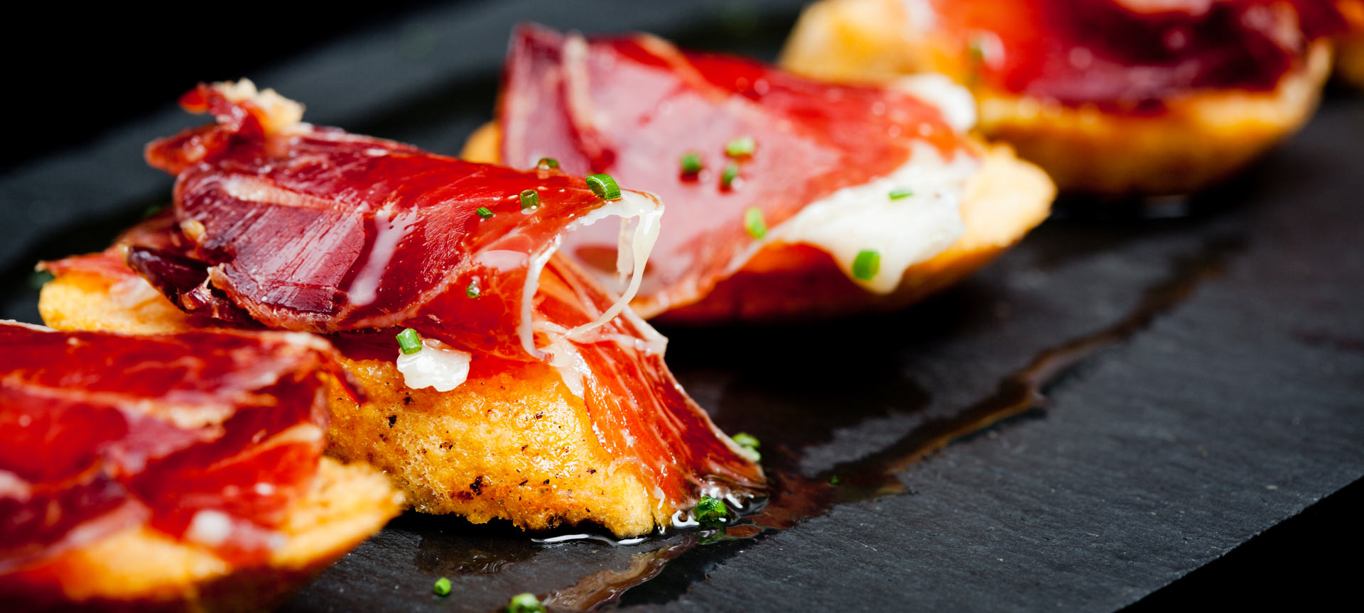 Cured ham tapa Cured ham tapa