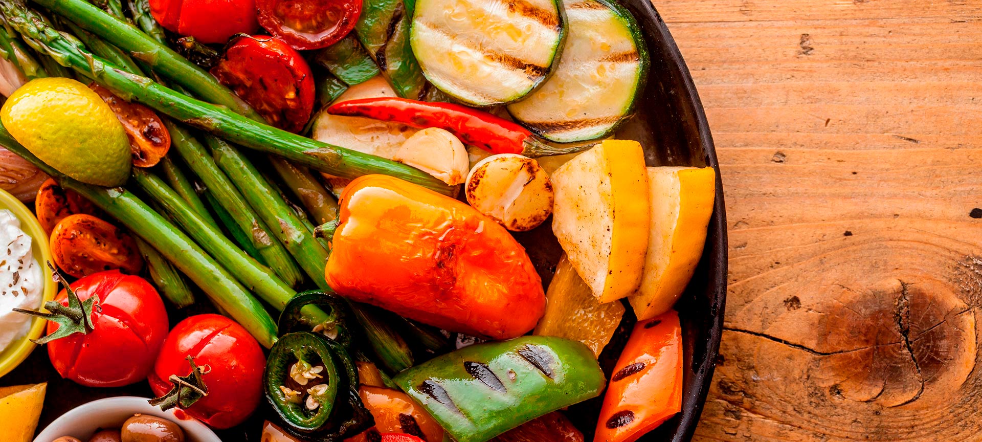 Griddled vegetables