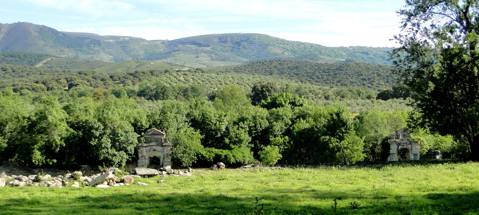 Jardin de Sotofermoso à Abadía, province de Cáceres, Estrémadure