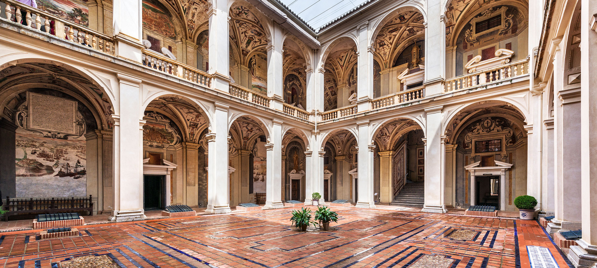 Jardines del Palacio del Marqués de Santa Cruz de Viso del Marqués en Ciudad Real, Castilla-La Mancha