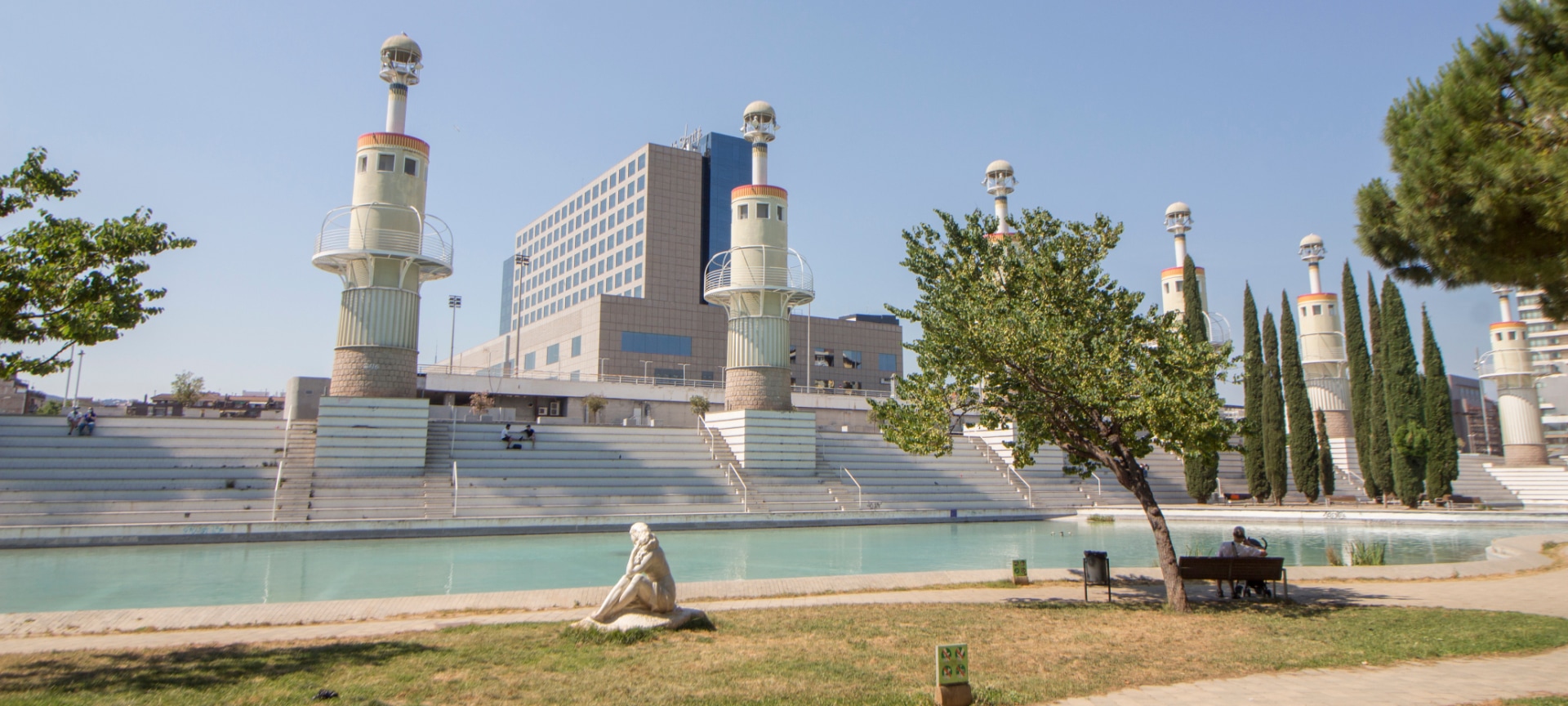 The Park of Industrial Spain in Barcelona, Catalonia