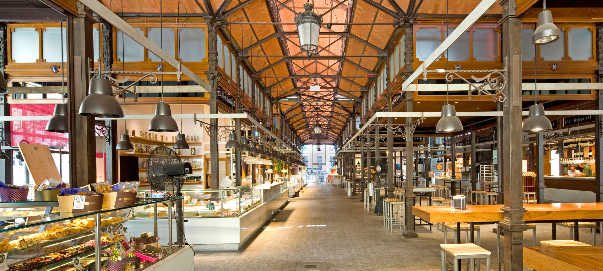 Inside the San Miguel Market, Madrid
