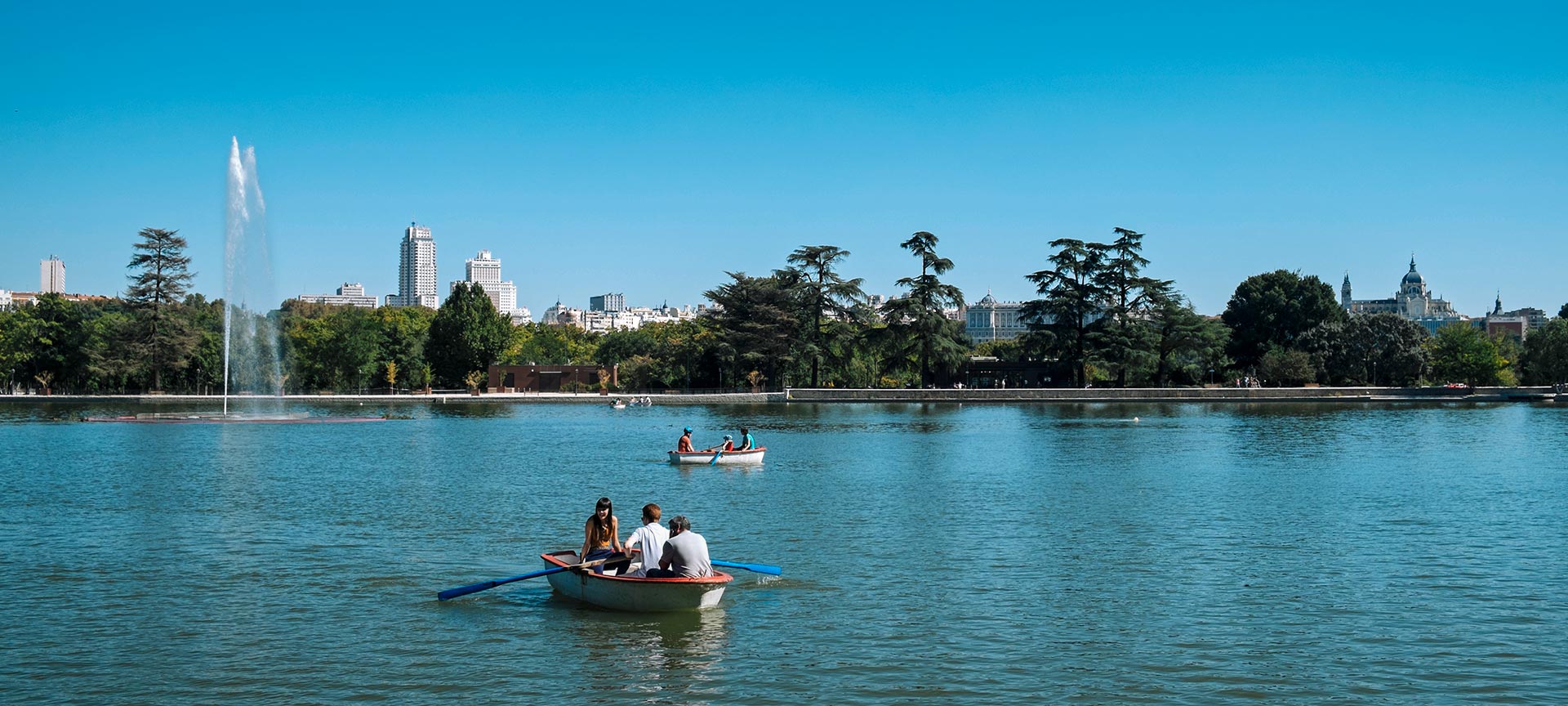 Lago de la Casa de Campo de Madrid