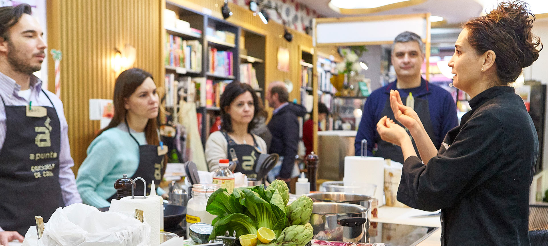 Cookery workshop at the Madrid Gastrofestival Cookery workshop at the Madrid Gastrofestival