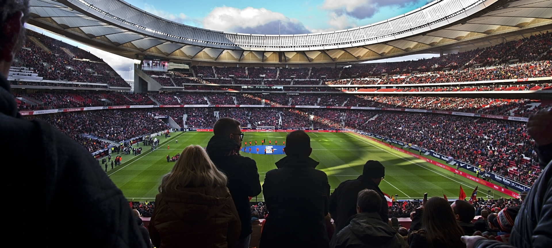 Vista del estadio Cívitas Metropolitano de Madrid, Comunidad de Madrid Vista del estadio Cívitas Metropolitano de Madrid, Comunidad de Madrid