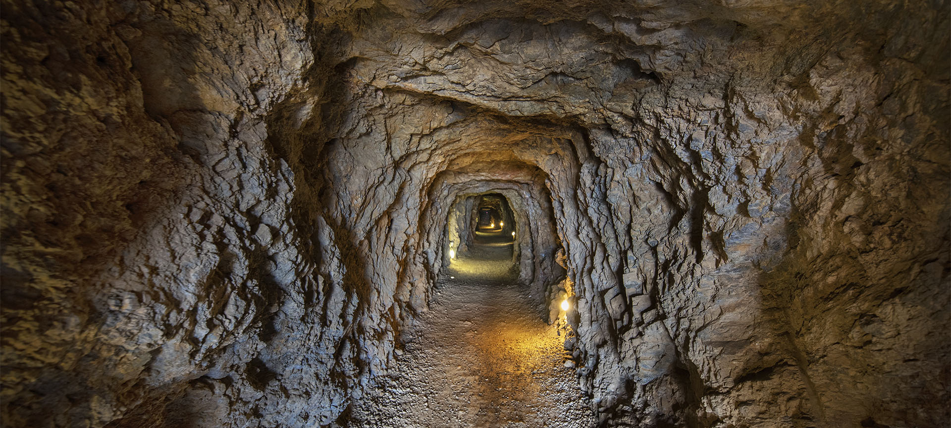 Blick in ein Bergwerk in La Unión (Region Murcia)