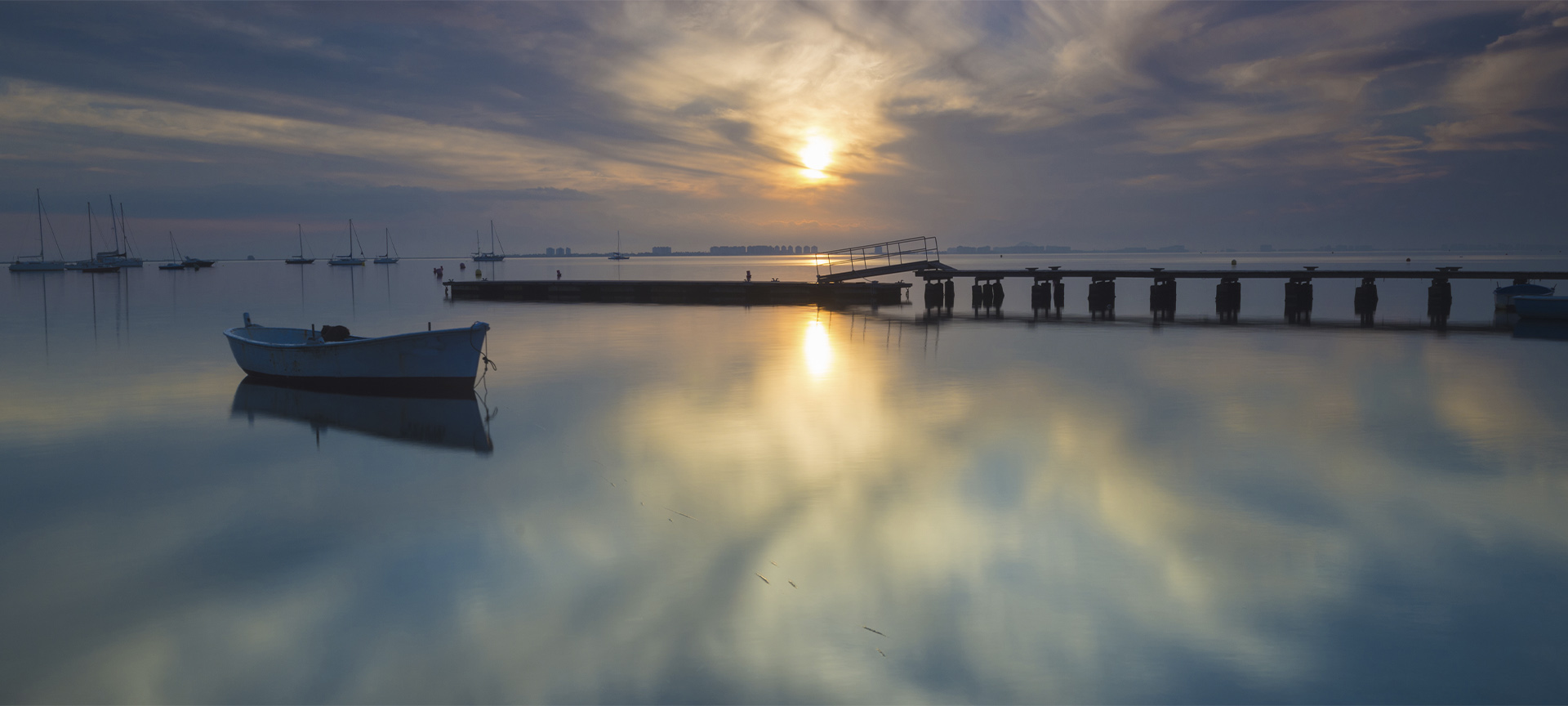 Vue de la Mar Menor depuis Los Alcázares (Région de Murcie)