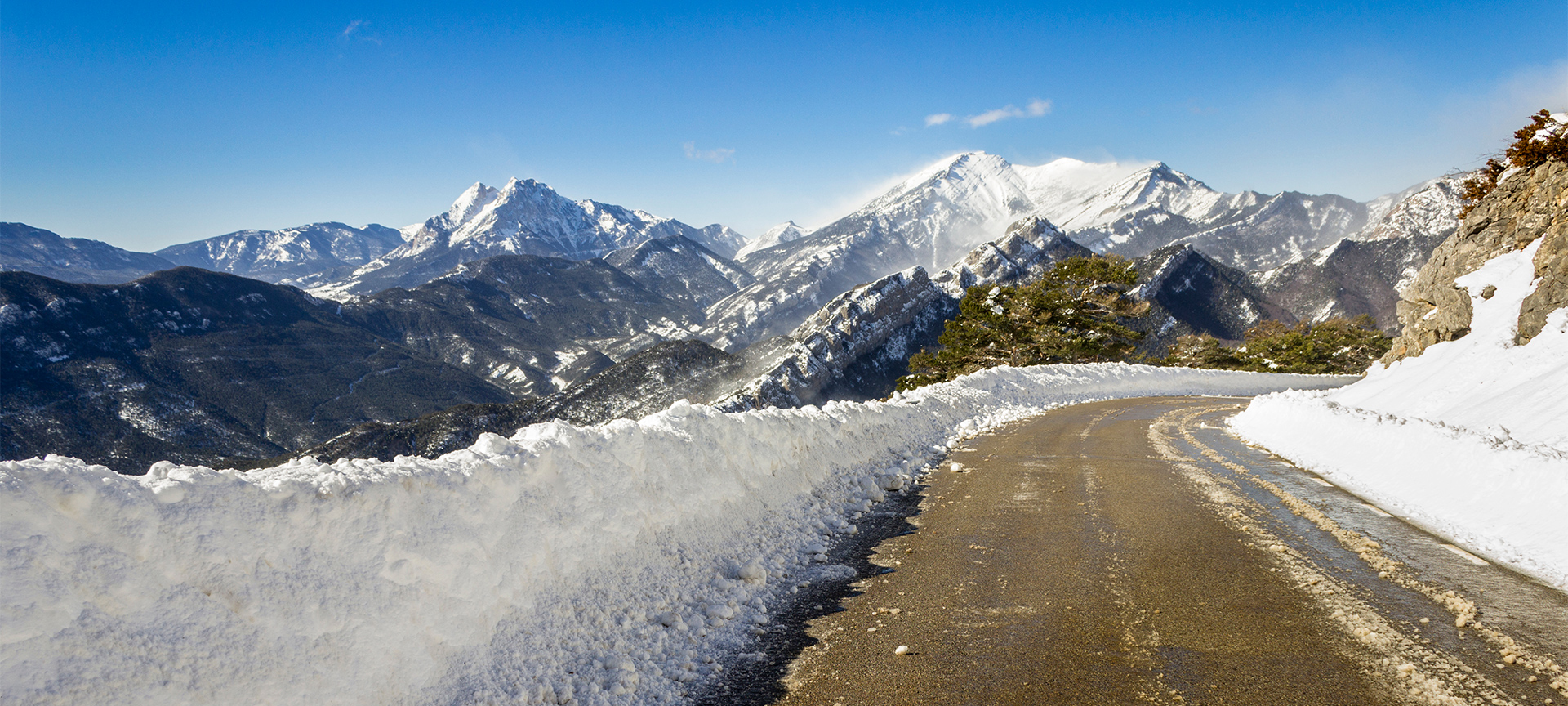 Strada del Coll de Pal, nel Parco Naturale Cadí-Moixeró