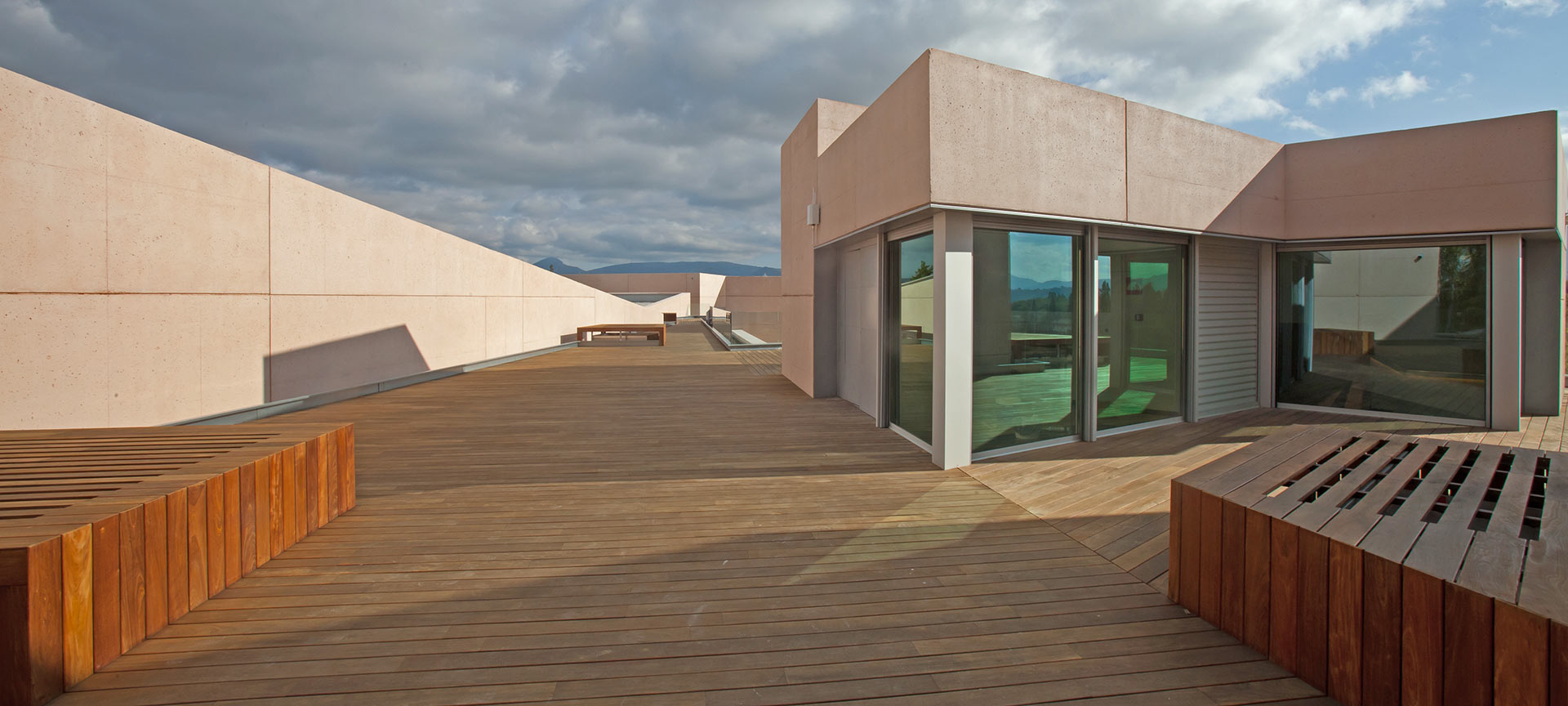 Terrazza del Museo dell'Università della Navarra