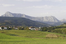 Panorâmica de Elorrio (Biscaia, País Basco)