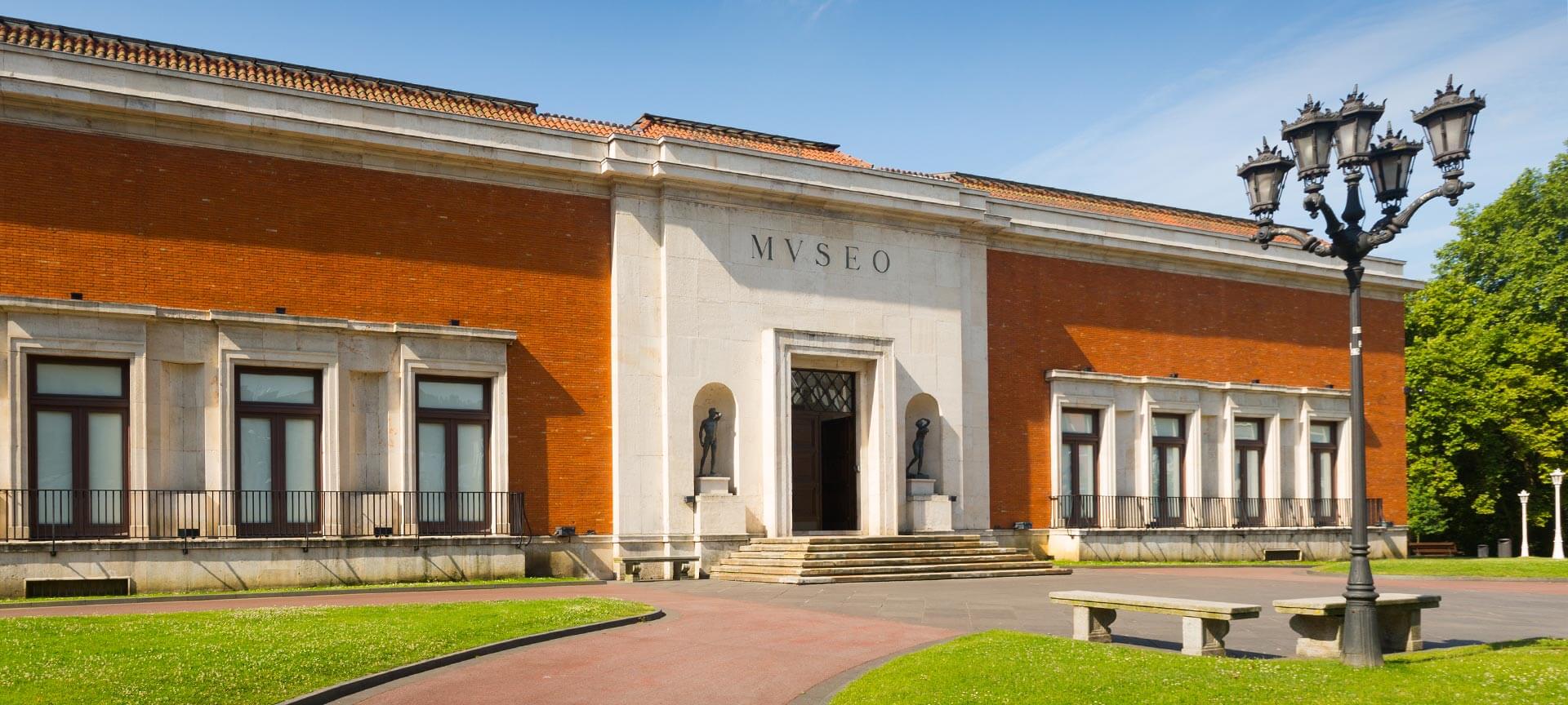 Vista exterior del Museo de Bellas Artes de Bilbao