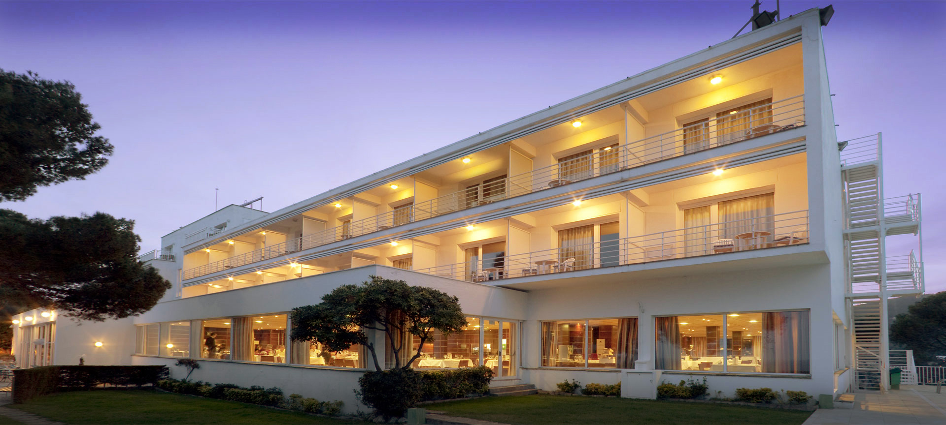 Parador de Aiguablava の外観