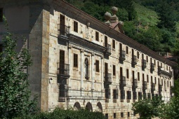 Vista externa do Parador de Corias