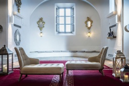Salão interno do Parador de Mérida