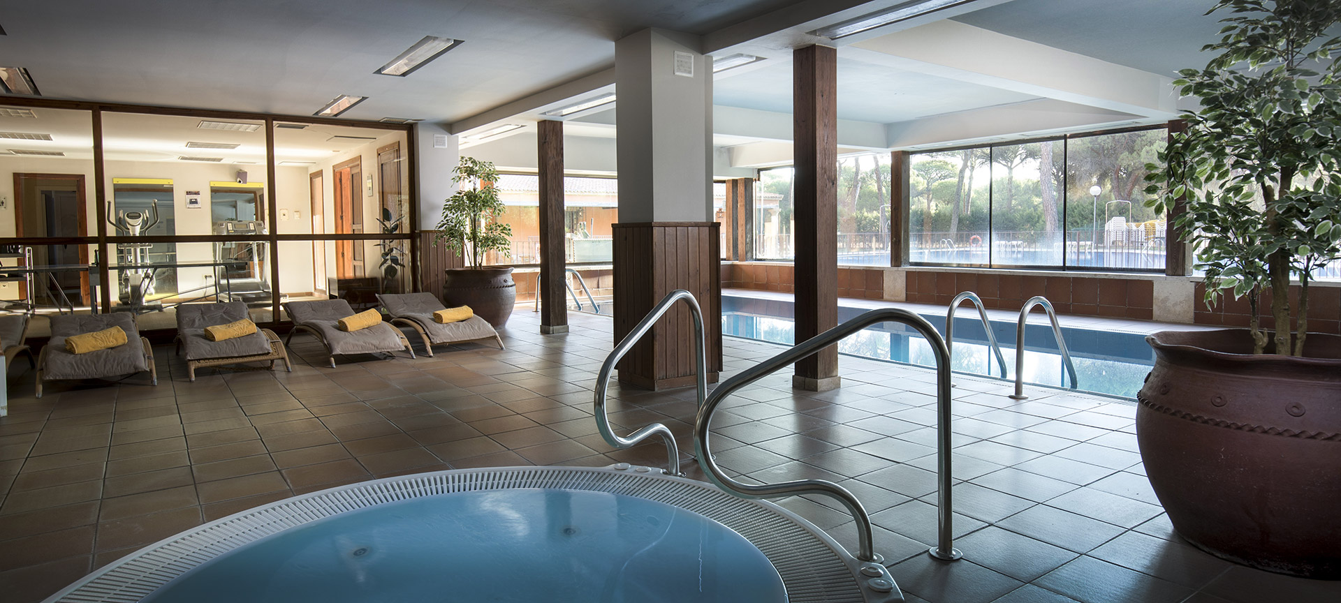 Parador de Tordesillas, widok na Spa & Wellness
