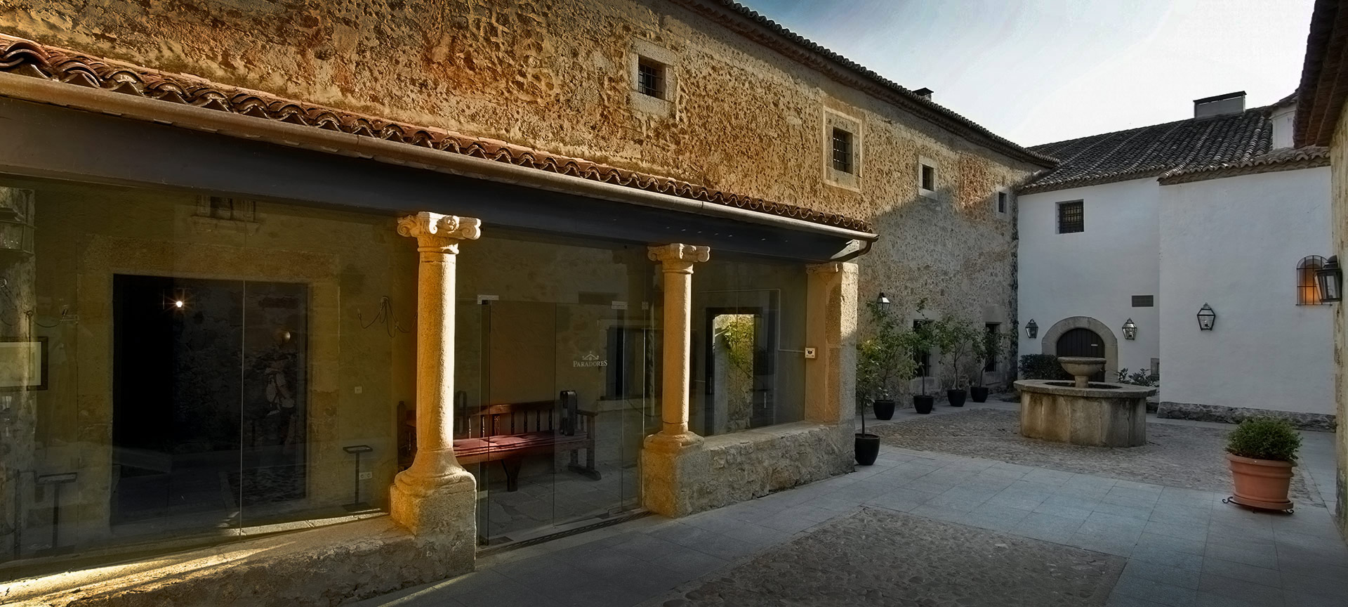 Vista exterior del Parador de Trujillo