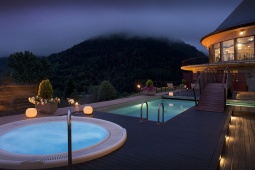 Vista do Spa & Wellness do Parador de Vielha