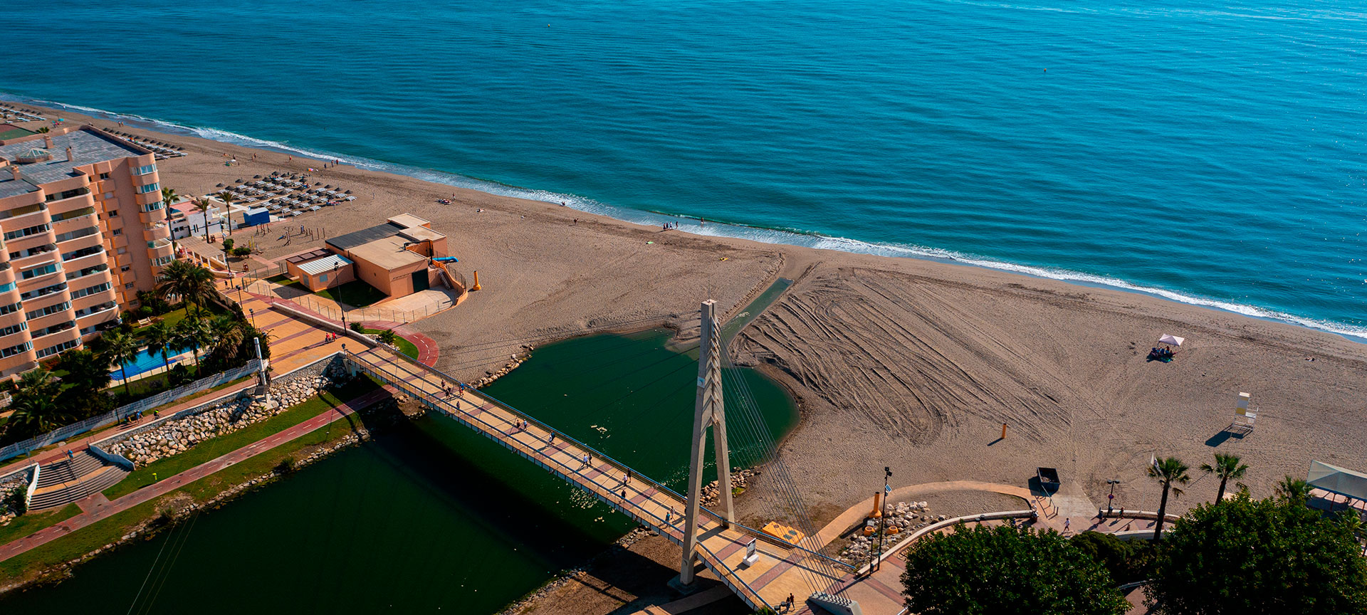 Playa Castillo we Fuengiroli, Malaga