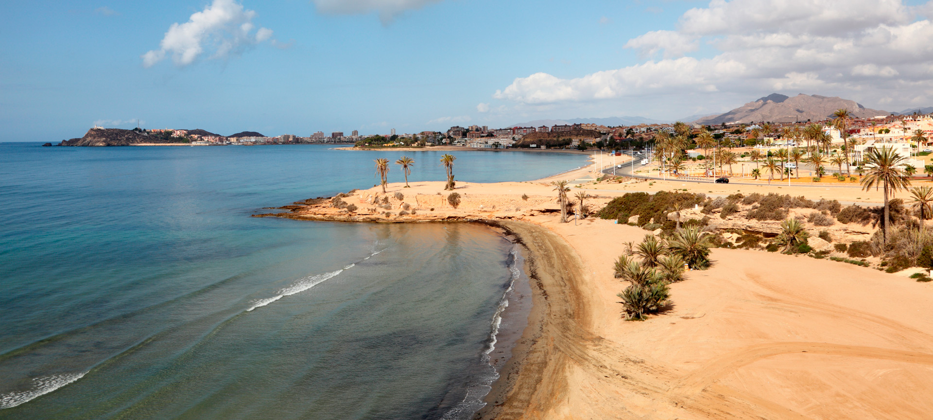 Playa Puerto de Mazarrón en Murcia