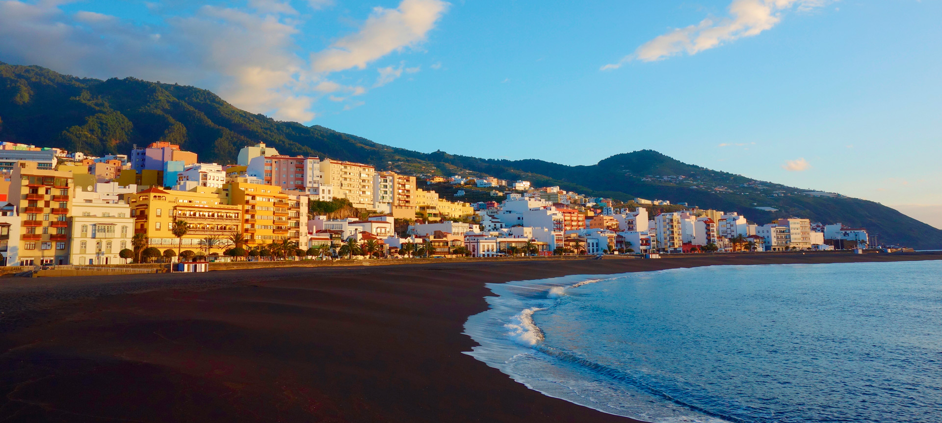 Plage de Santa Cruz de la Palma, îles Canaries