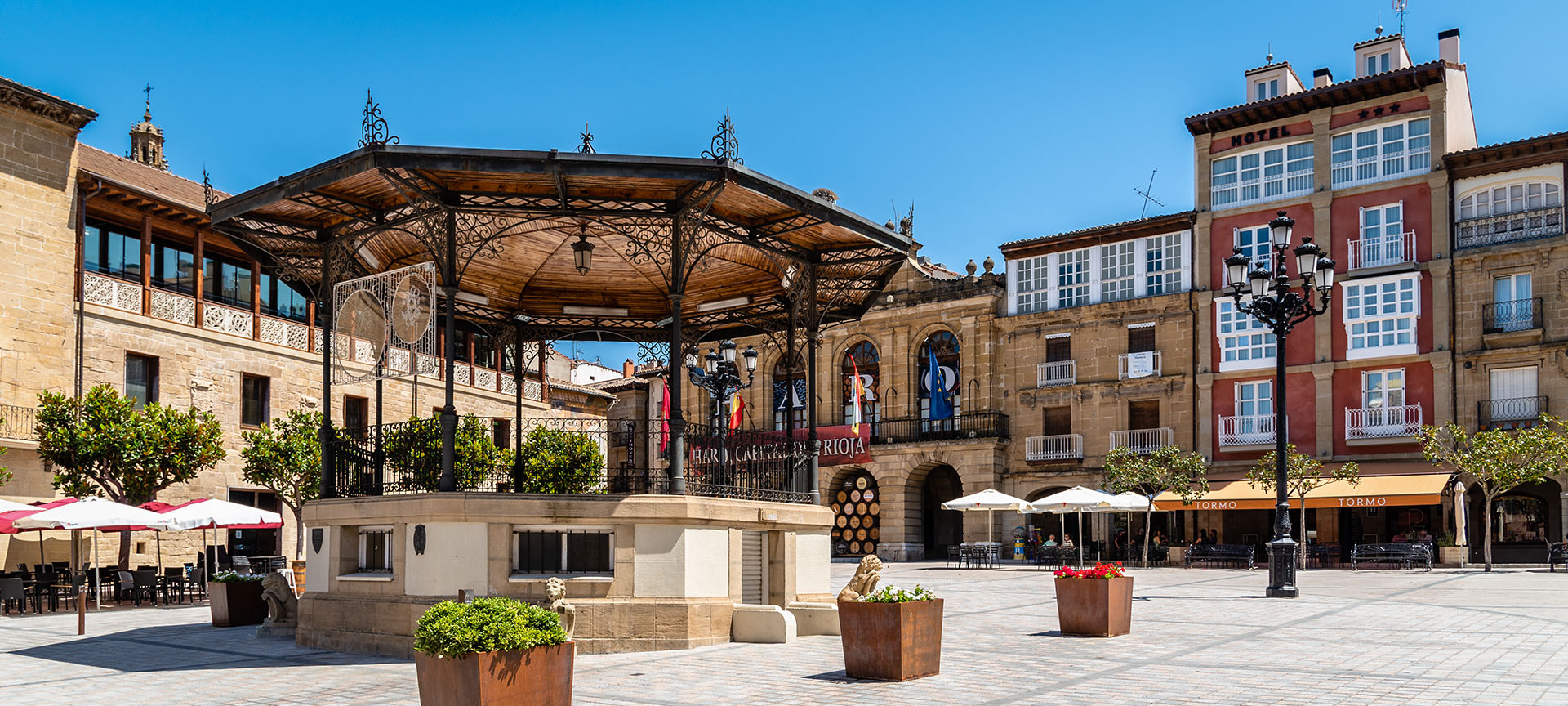 Panoramablick auf Haro (La Rioja)