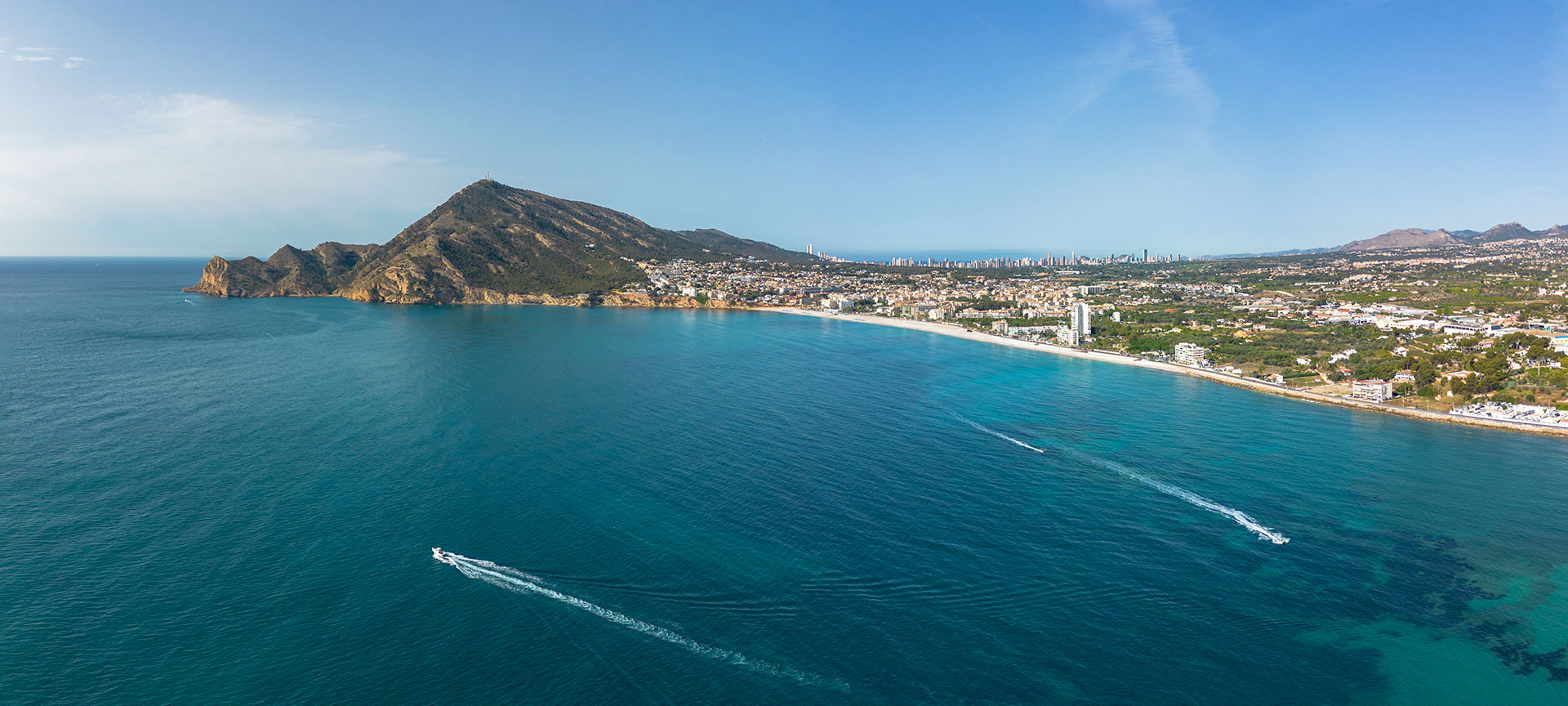Panorâmica de L'Alfàs del Pí (Alicante, Comunidade Valenciana)