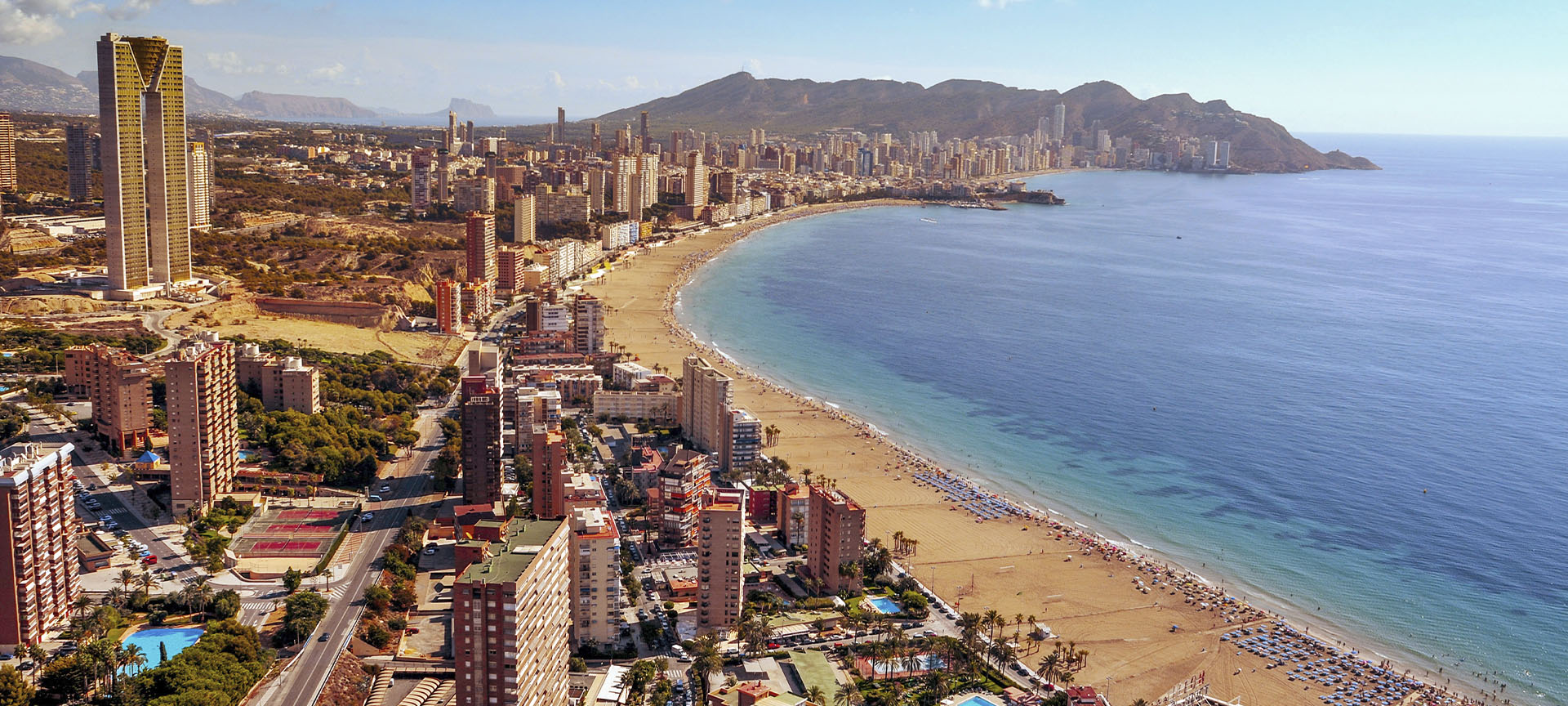 Vue de Benidorm (province d’Alicante, région de Valence)