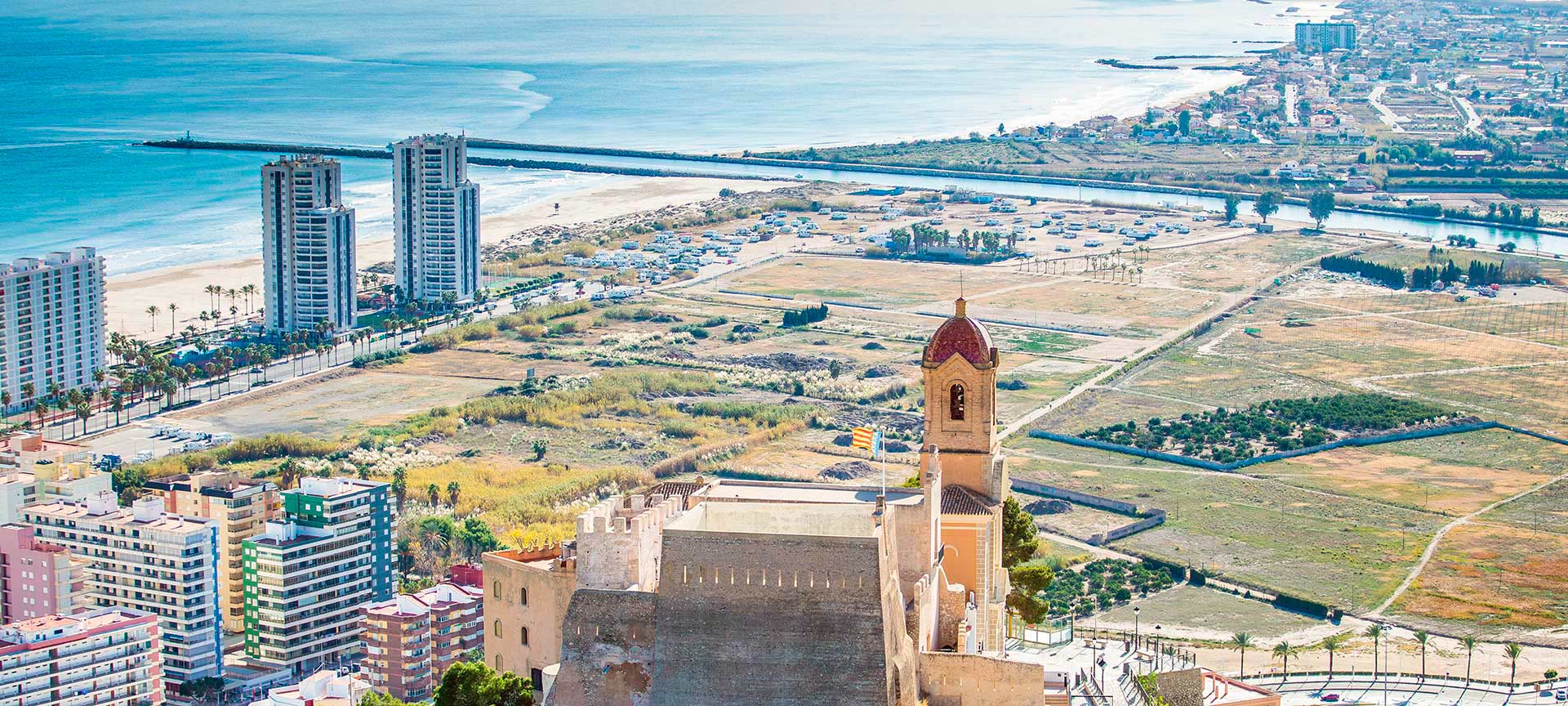 Vue de Cullera, province de Valence