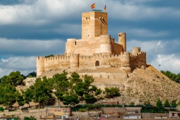 Zamek w Biar. Alicante.
