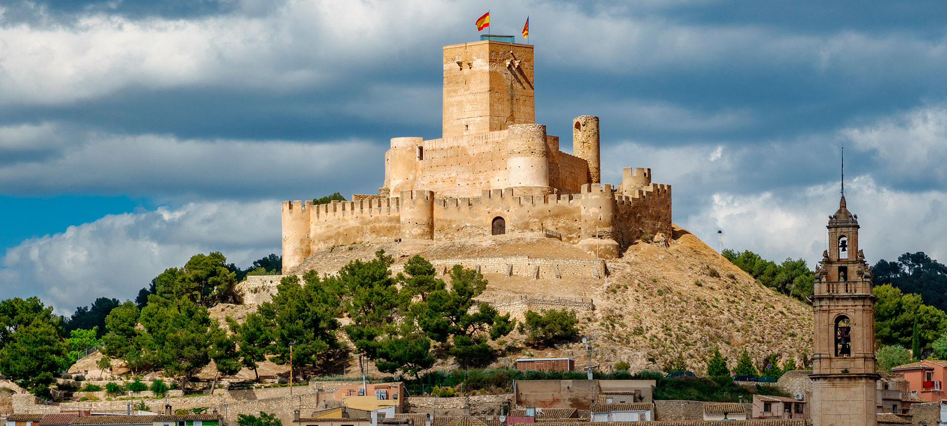 Zamek w Biar. Alicante.