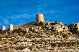 Zamek w Castalli. Alicante.