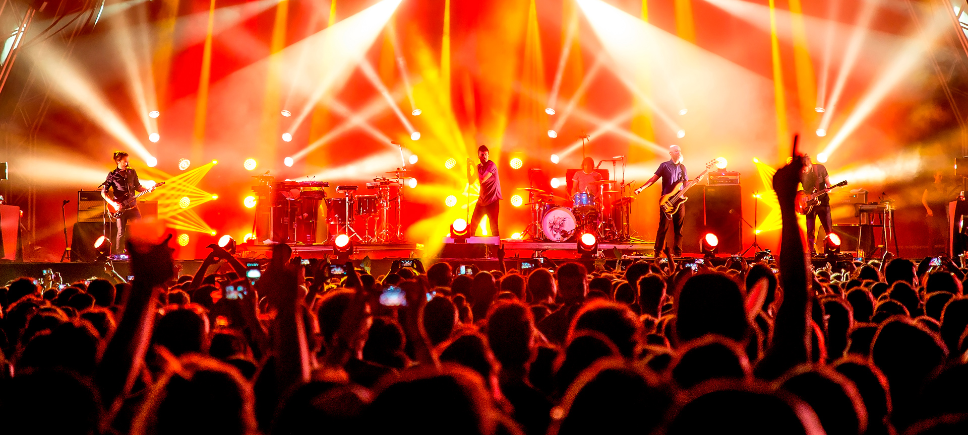 Concert at the International Festival of Benicàssim, in Castellón, region of Valencia