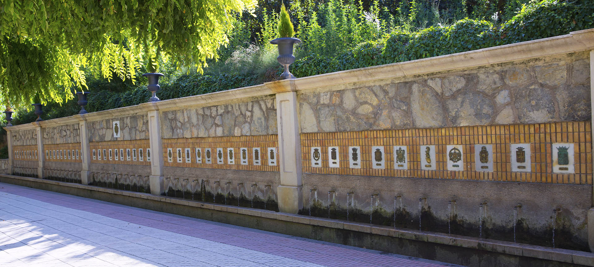 Brunnen der 50 Rohre in Segorbe, Castellón (Region Valencia)