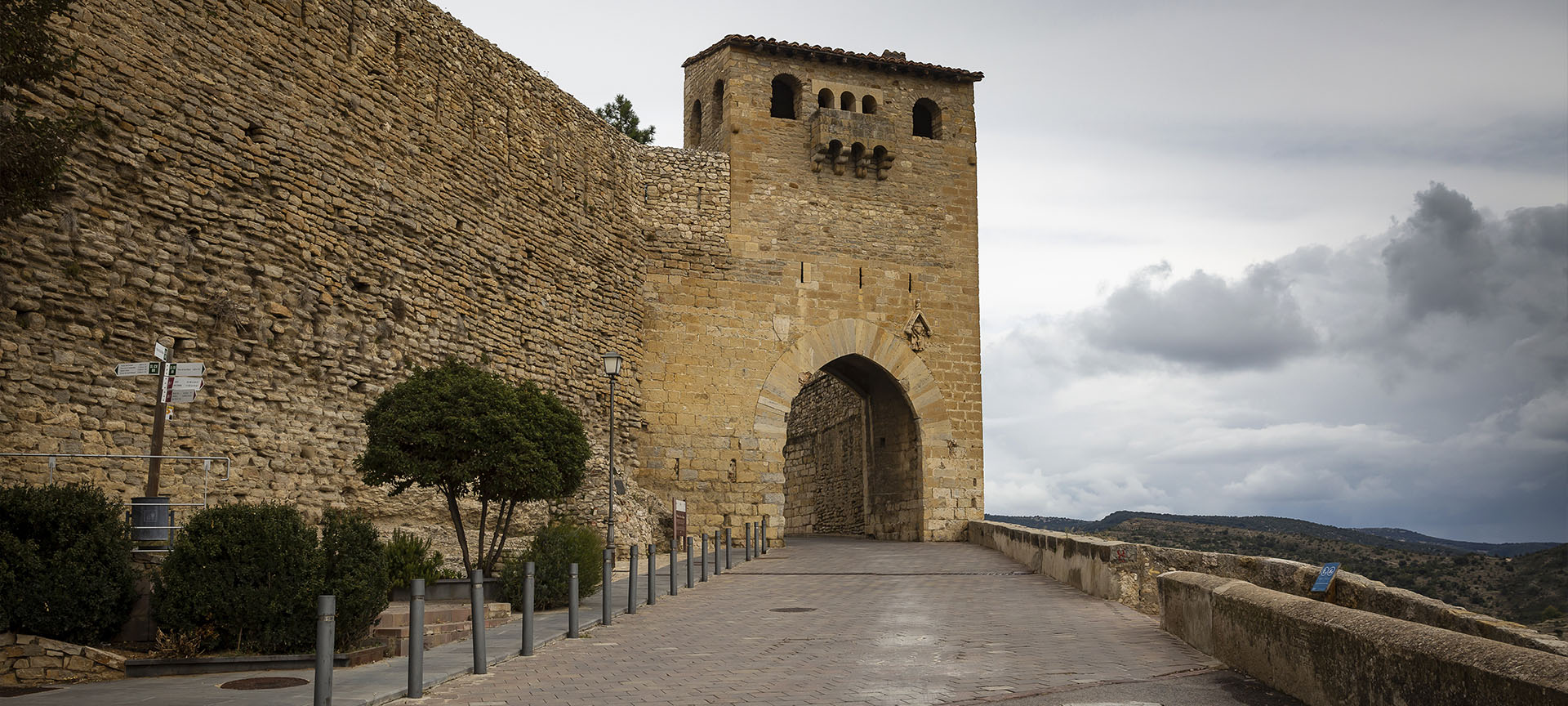 Porta di Sant Mateu a Morella (Castellón, Comunità Valenciana)
