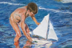 Joaquín Sorolla. „Das Schiffchen“.