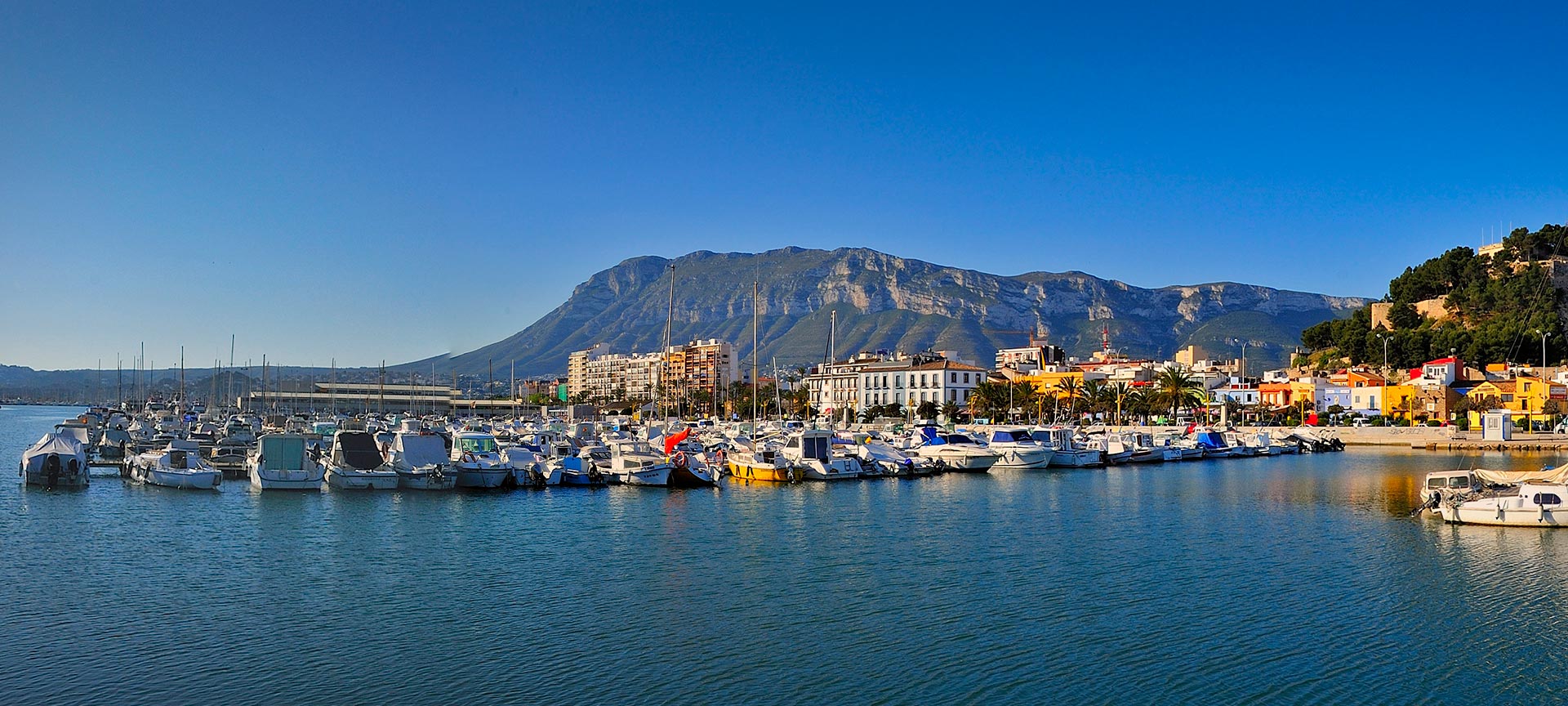 Panoramic view of Denia. Alicante