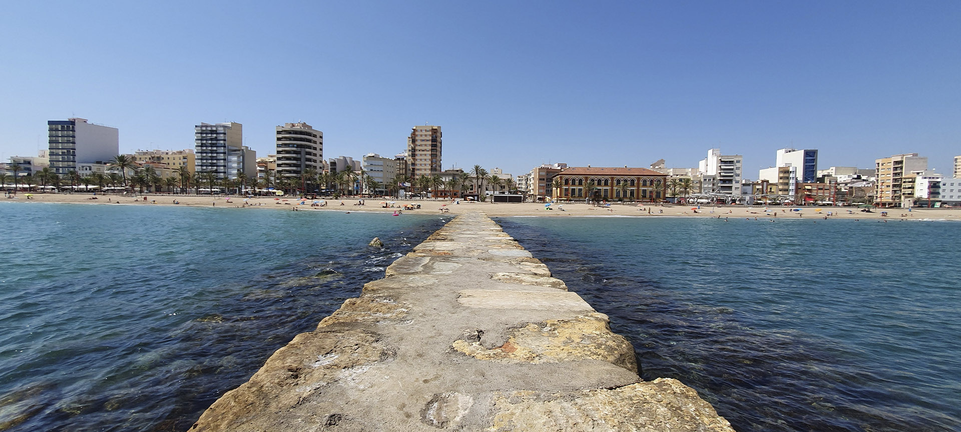 Panoramic view of Vinaròs (Castellón, Valencian Community)